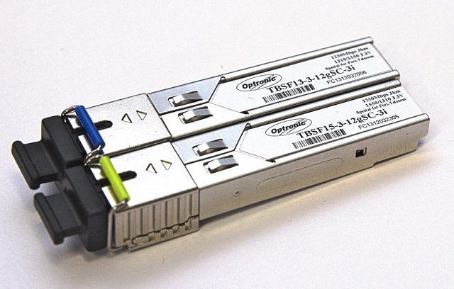 Tfortis SFP (TBSF-13-3-12gSC-3i 1310+TBSF-15-3-12gSC-3i 1550)