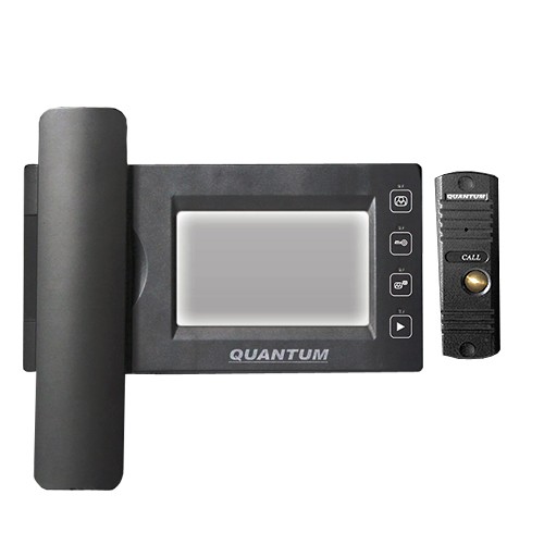 QM-437C_SET3 (черный)+Выз. панель (серебро) - купить в интернет магазине с доставкой, цены, описание, характеристики, отзывы