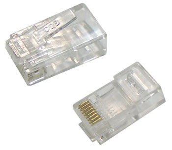 RJ-45 джек (8P8C) (100 шт)