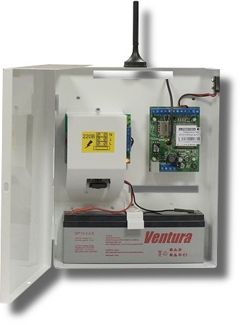 SR103-2GSM-BK24-W "Ретро" (SR103-2GSM BK-2,3W) под АКБ 2,3Ач, цвет белый